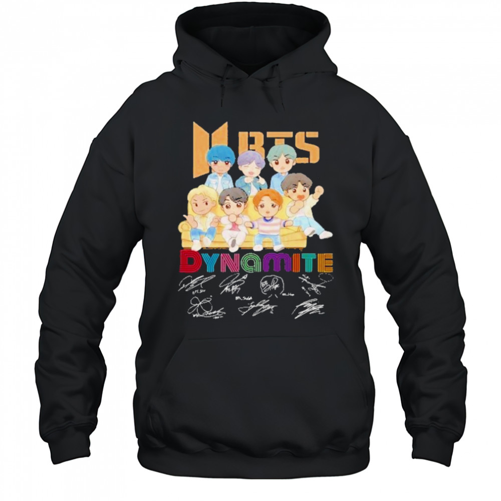 BTS Dynamite Signature Unisex T-Shirt Hoodie