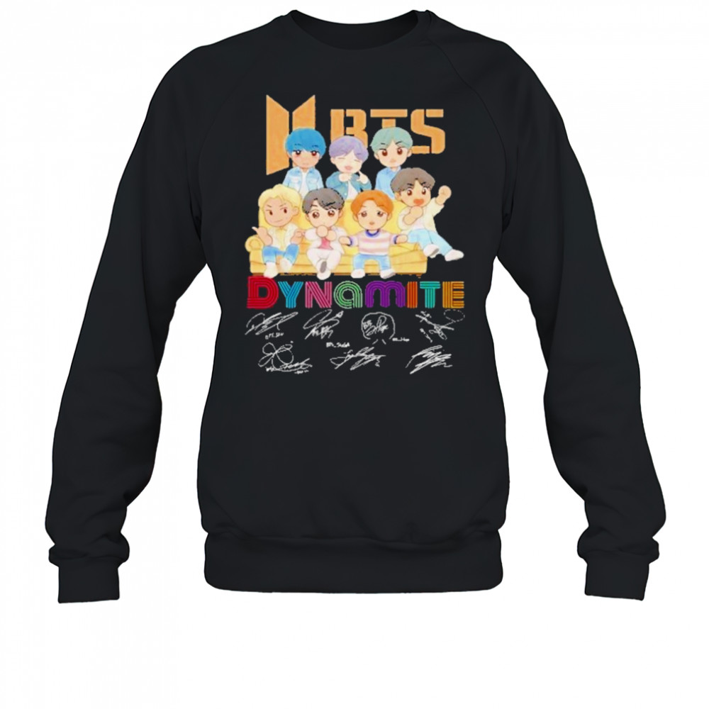 BTS Dynamite Signature Unisex T-Shirt Sweatshirt