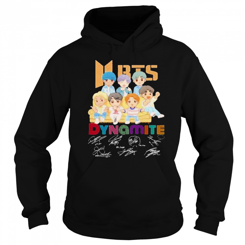 BTS Dynamite Signature Unisex T-Shirt Sweatshirt