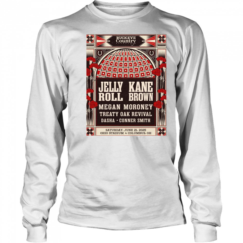 Buckeye Country Superfest June 21 2025 Ohio Stadium in Columbus OH Shirt Long Sleeved