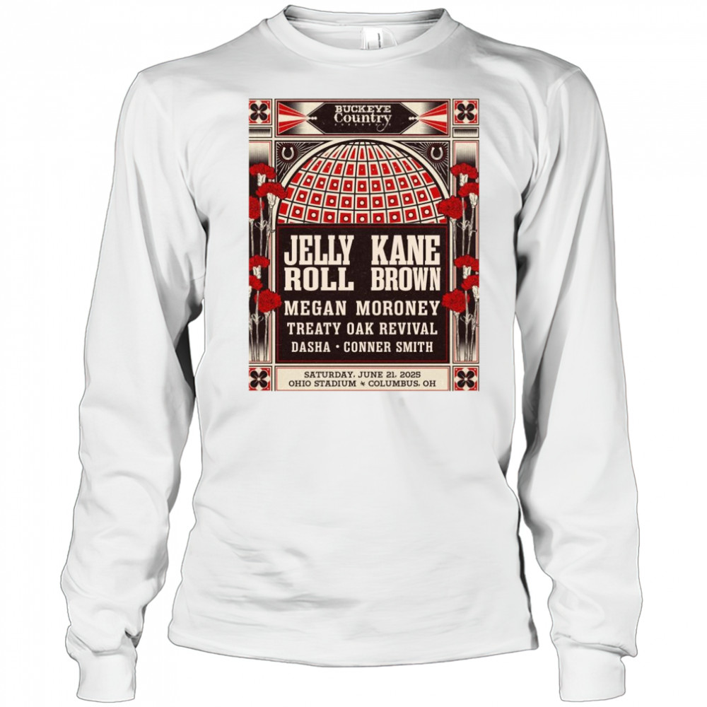 Buckeye Country Superfest June 21 2025 Ohio Stadium in Columbus OH Shirt Long Sleeved