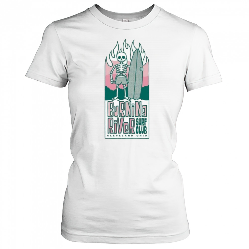 Burning River Surf Club Skeleton T-shirt Women's T-shirt