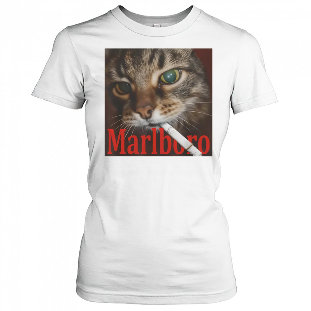 Cat smoke Marlboro shirt Women's T-shirt