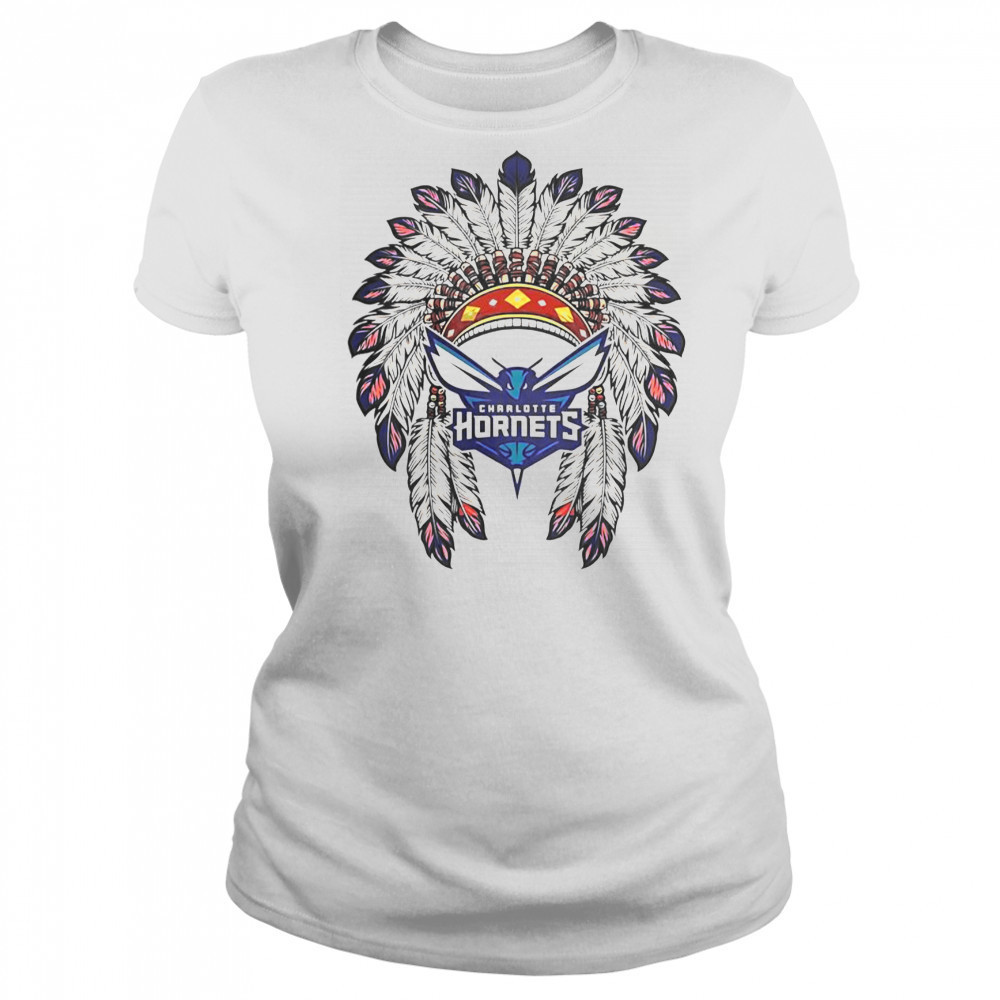 Charlotte Hornets Native American Logo T-Shirt Women's T-shirt