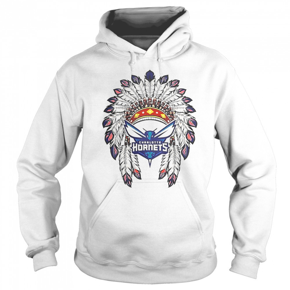 Charlotte Hornets Native American Logo T-Shirt Sweatshirt