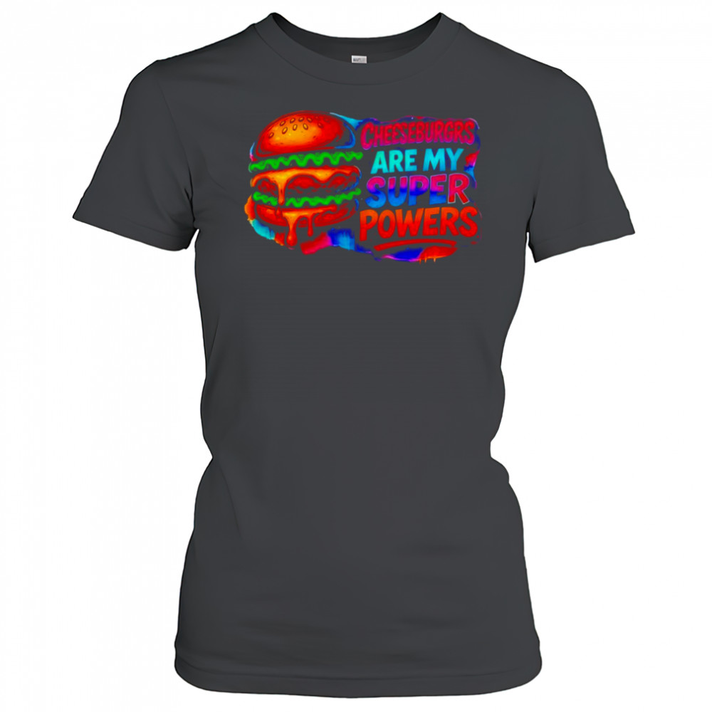 Cheeseburgrs Are My Super Powers pride shirt Women's T-shirt