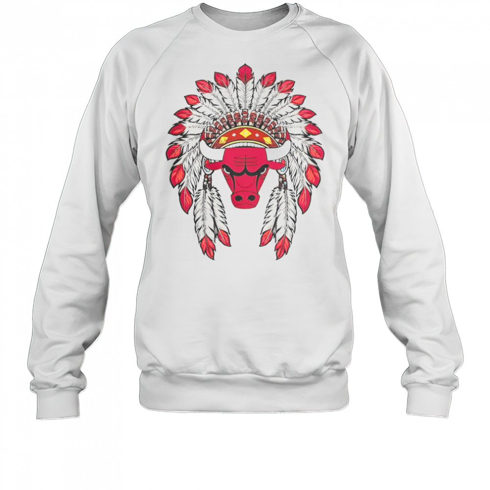 Chicago Bulls Native American Logo T-Shirt Sweatshirt