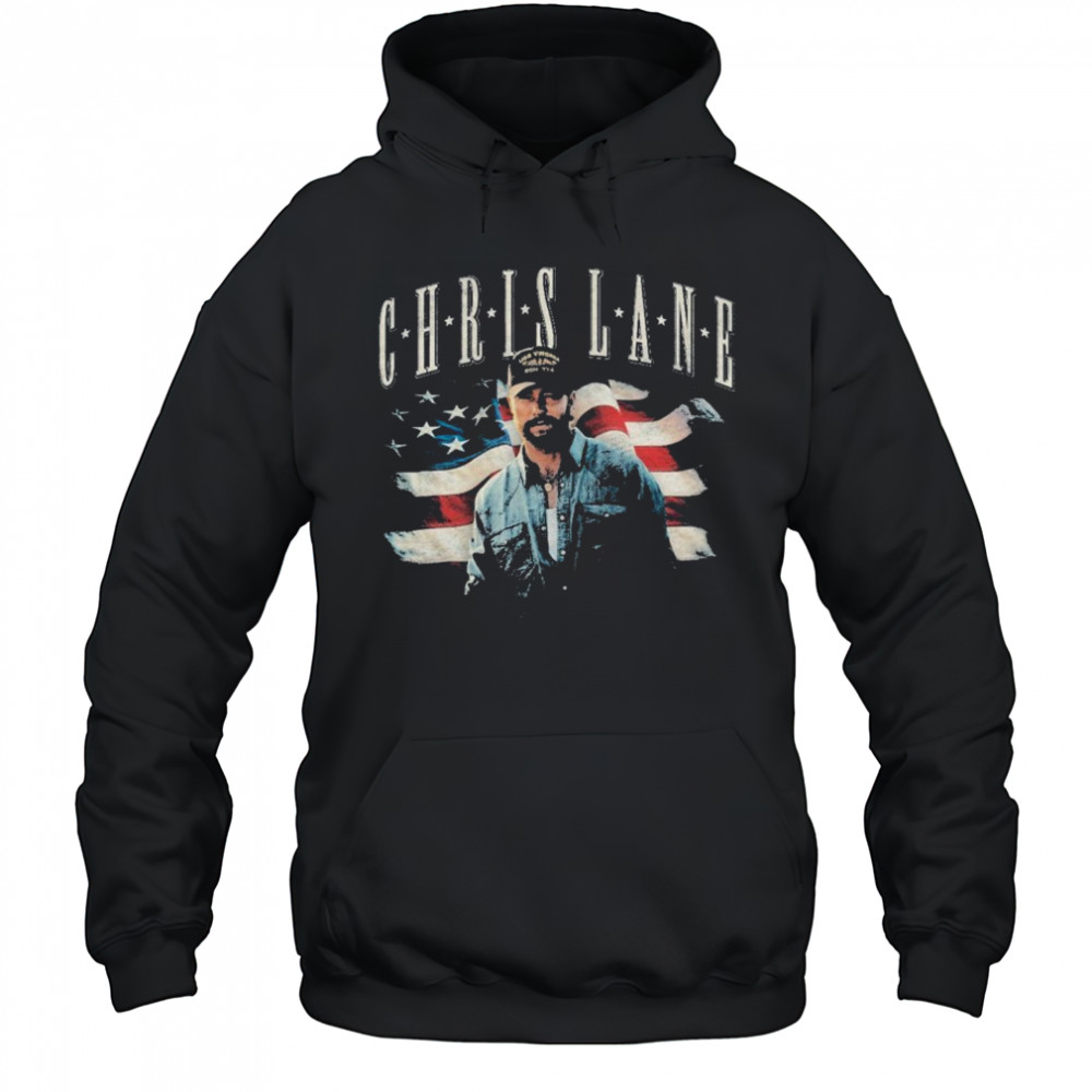 Chris Lane American Flag T-shirt Hoodie