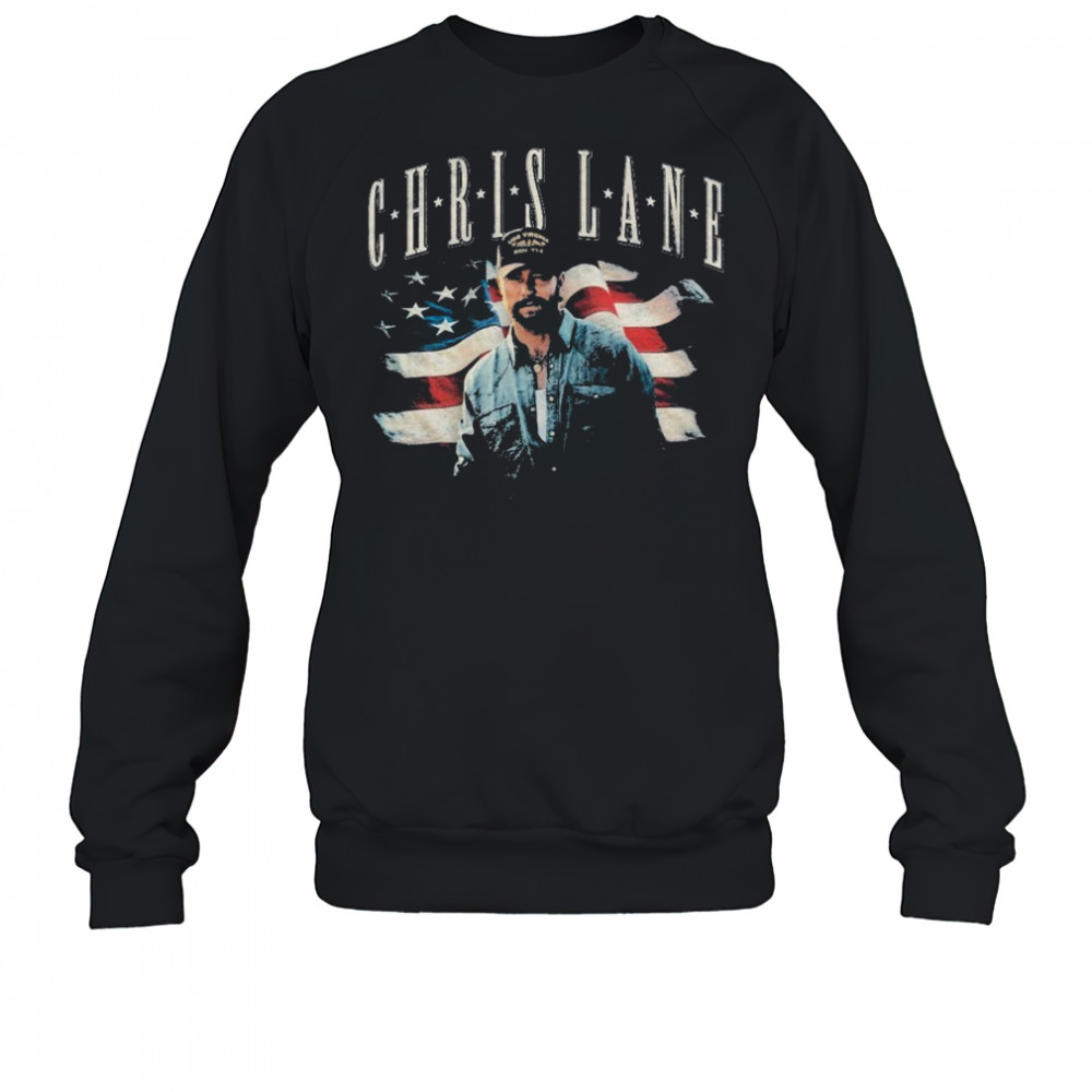 Chris Lane American Flag T-shirt Sweatshirt