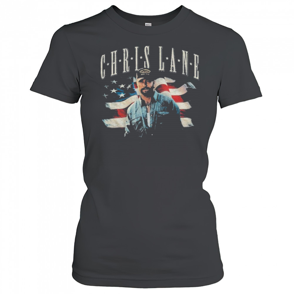 Chris Lane American Flag T-shirt Women's T-shirt