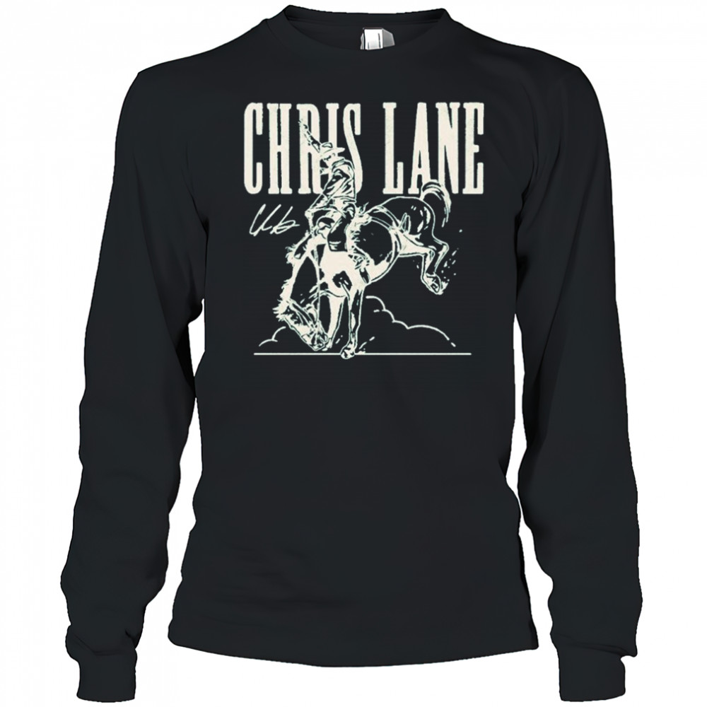 Chris Lane Cowboy T-shirt Long Sleeved