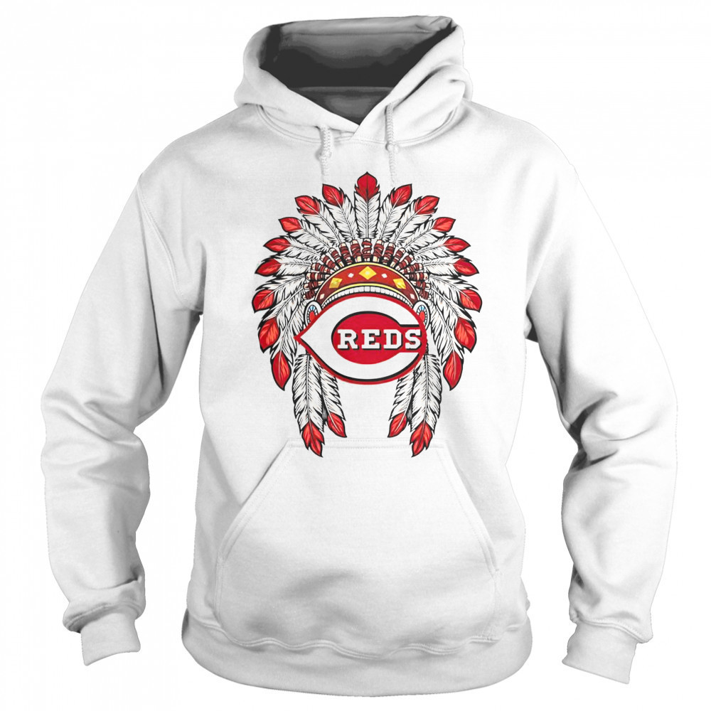 Cincinnati Reds Native American Logo T-Shirt Sweatshirt