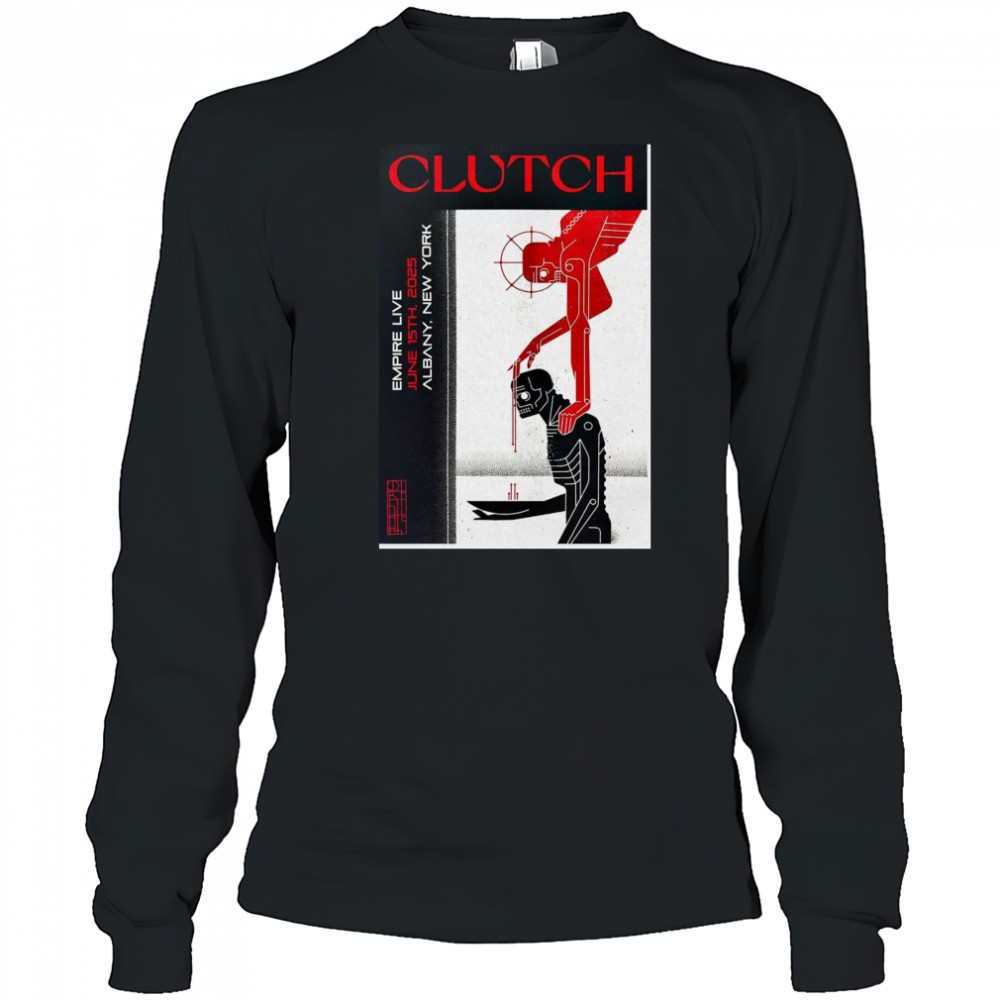 Clutch In Albany NY On June 15 2025 Poster T-Shirt Long Sleeved