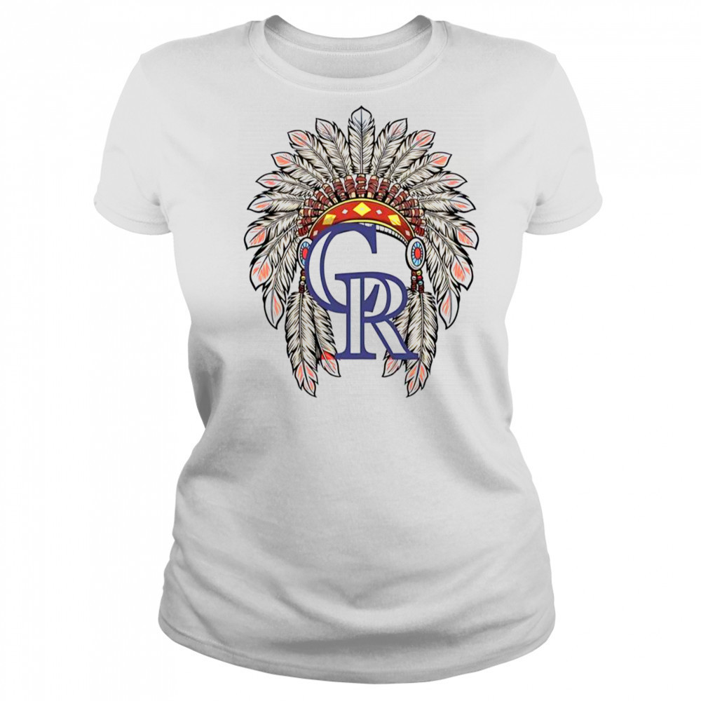 Colorado Rockies Native American Logo T-Shirt Women's T-shirt