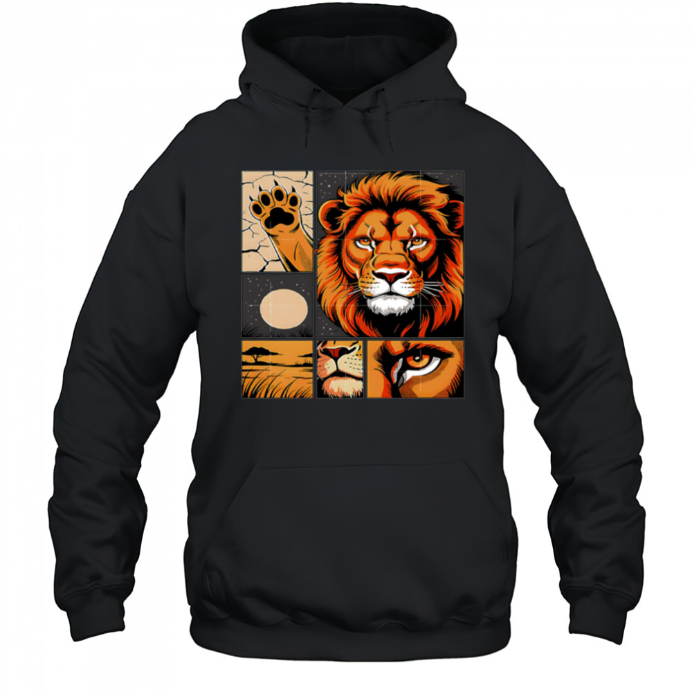 Comic Strips Art Lion shirt Hoodie