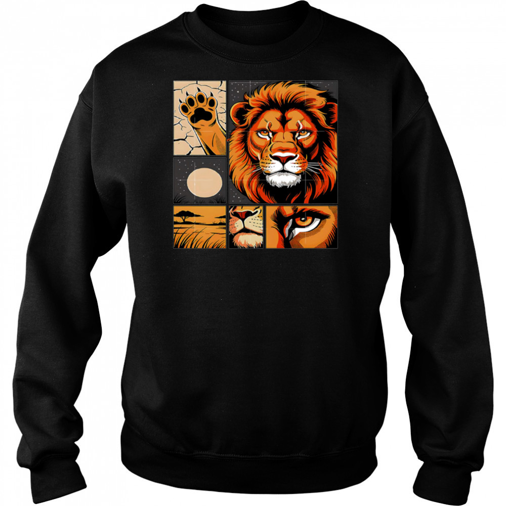 Comic Strips Art Lion shirt Hoodie