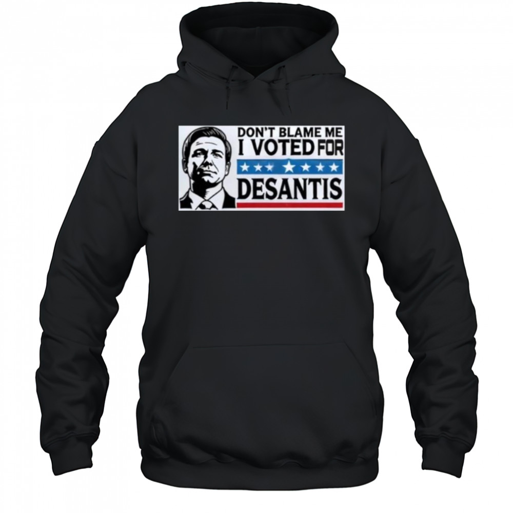 Croaky Caiman Don’t Blame Me I Voted For Desantis Shirt Hoodie