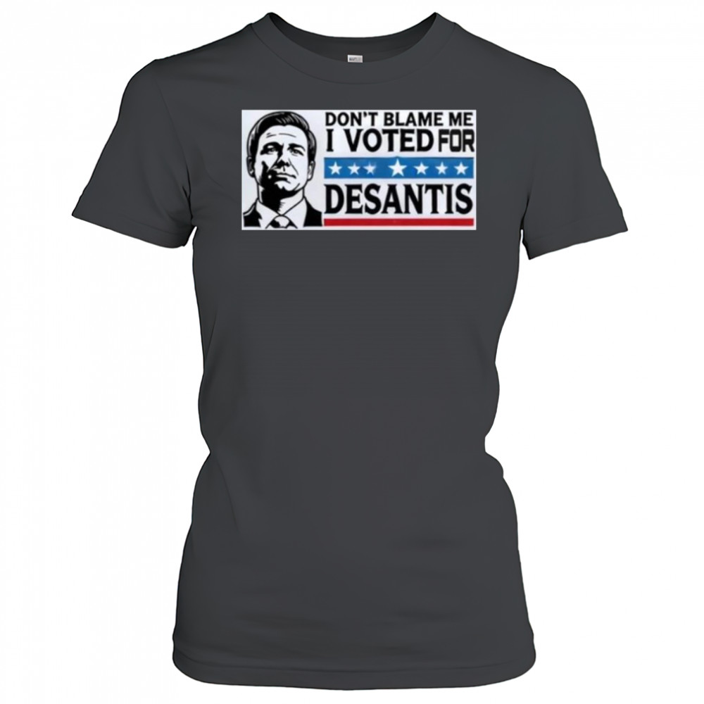 Croaky Caiman Don’t Blame Me I Voted For Desantis Shirt Women's T-shirt