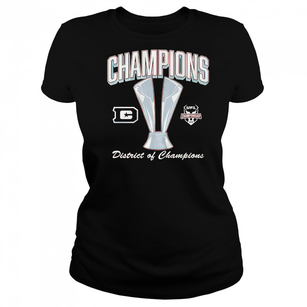 DC Defenders 2025 UFL Champions trophy shirt Women's T-shirt