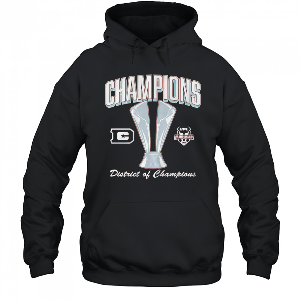DC Defenders 2025 UFL Champions trophy shirt Hoodie