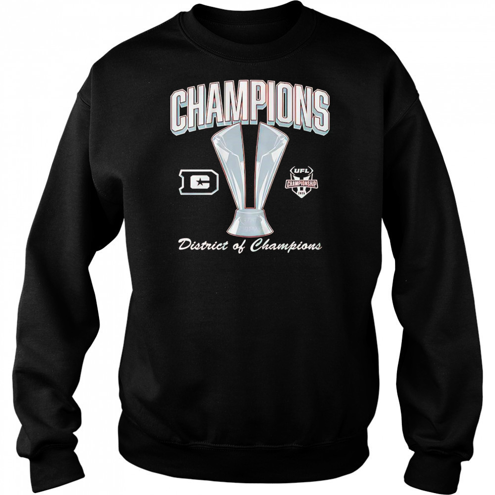 DC Defenders 2025 UFL Champions trophy shirt Hoodie