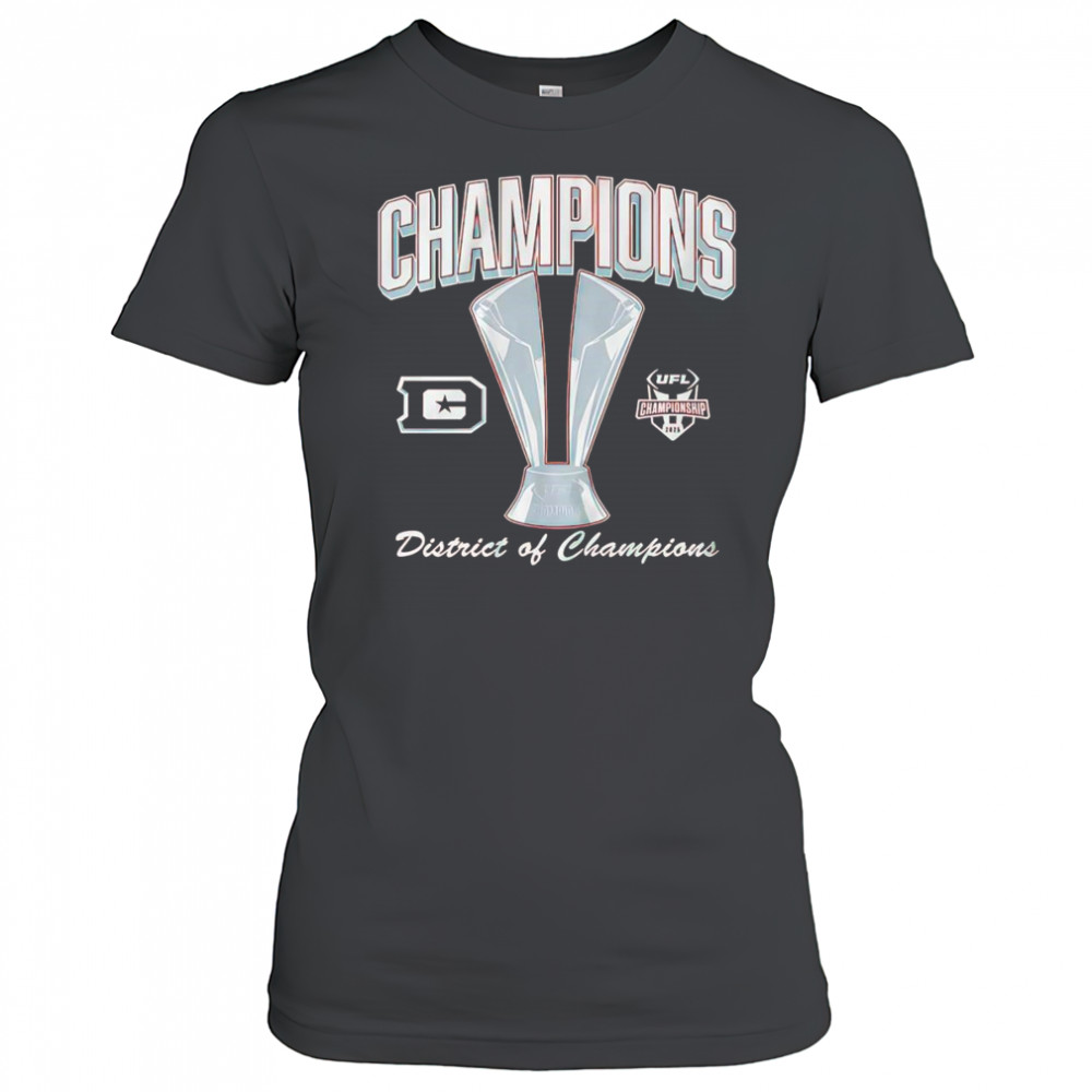 DC Defenders 2025 UFL Champions trophy shirt Women's T-shirt