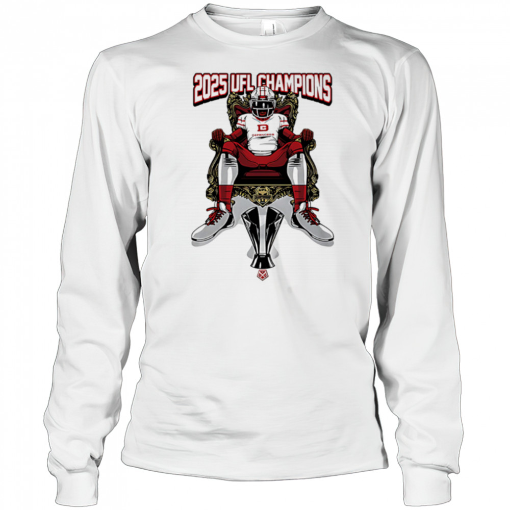 DC Defenders UFL Championship King shirt Long Sleeved