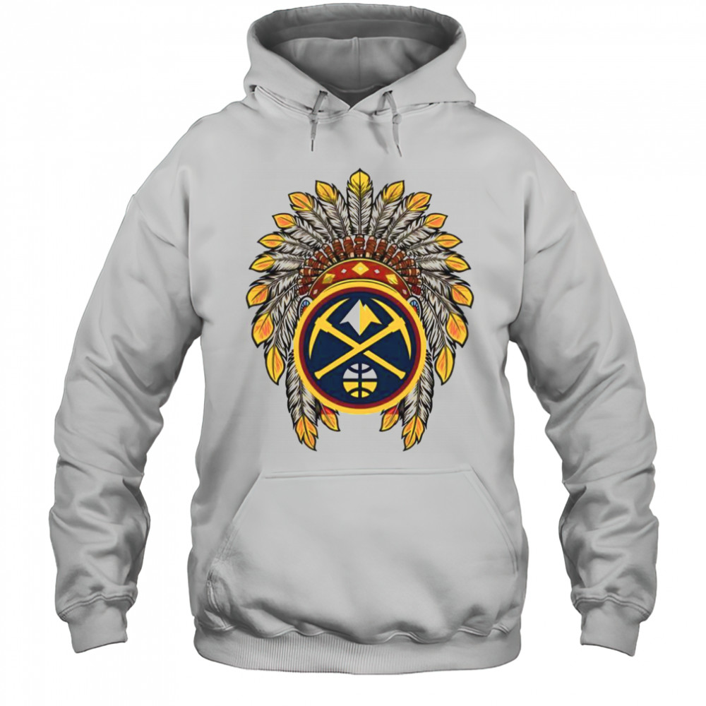 Denver Nuggets Native American Logo T-Shirt Hoodie