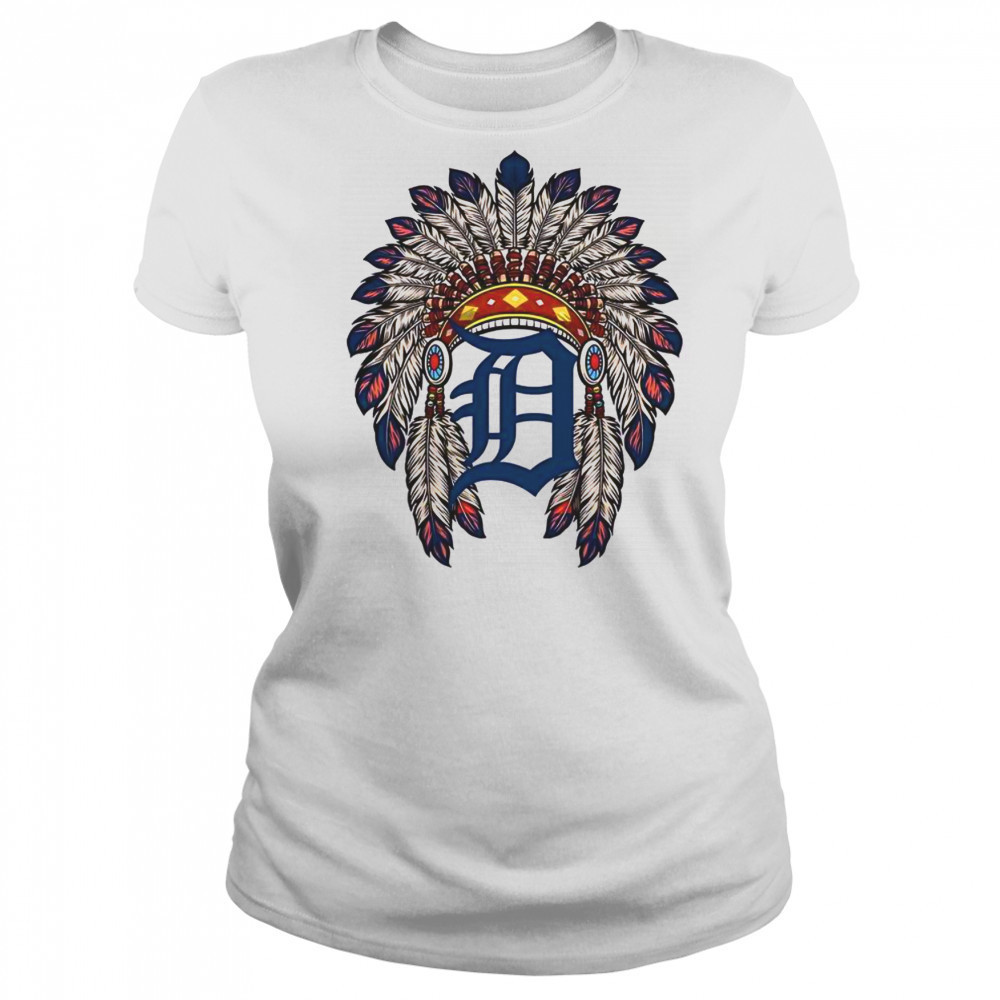 Detroit Tigers Native American Logo T-Shirt Women's T-shirt