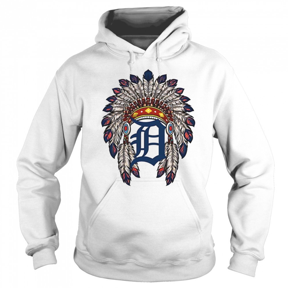 Detroit Tigers Native American Logo T-Shirt Sweatshirt