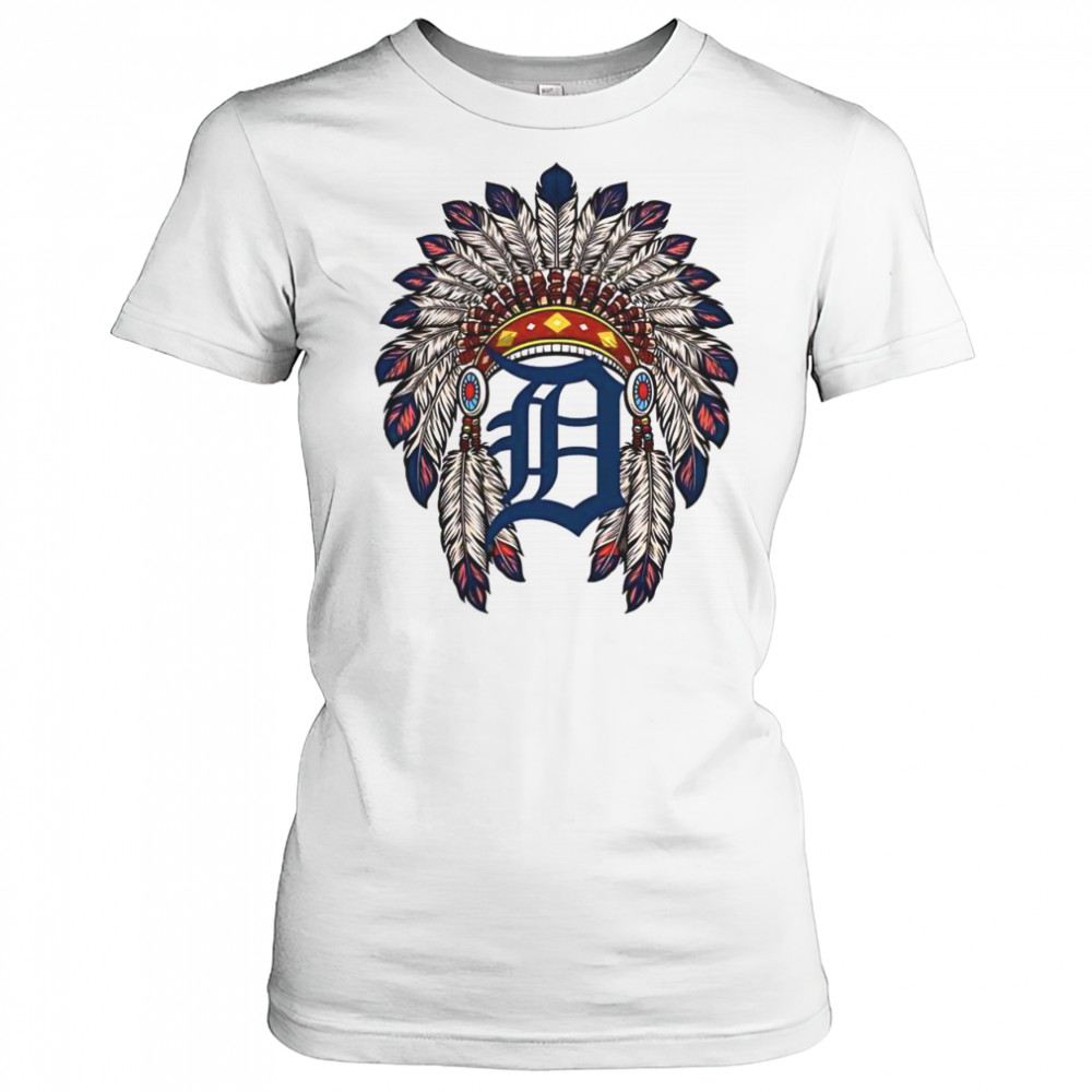 Detroit Tigers Native American Logo T-Shirt Women's T-shirt