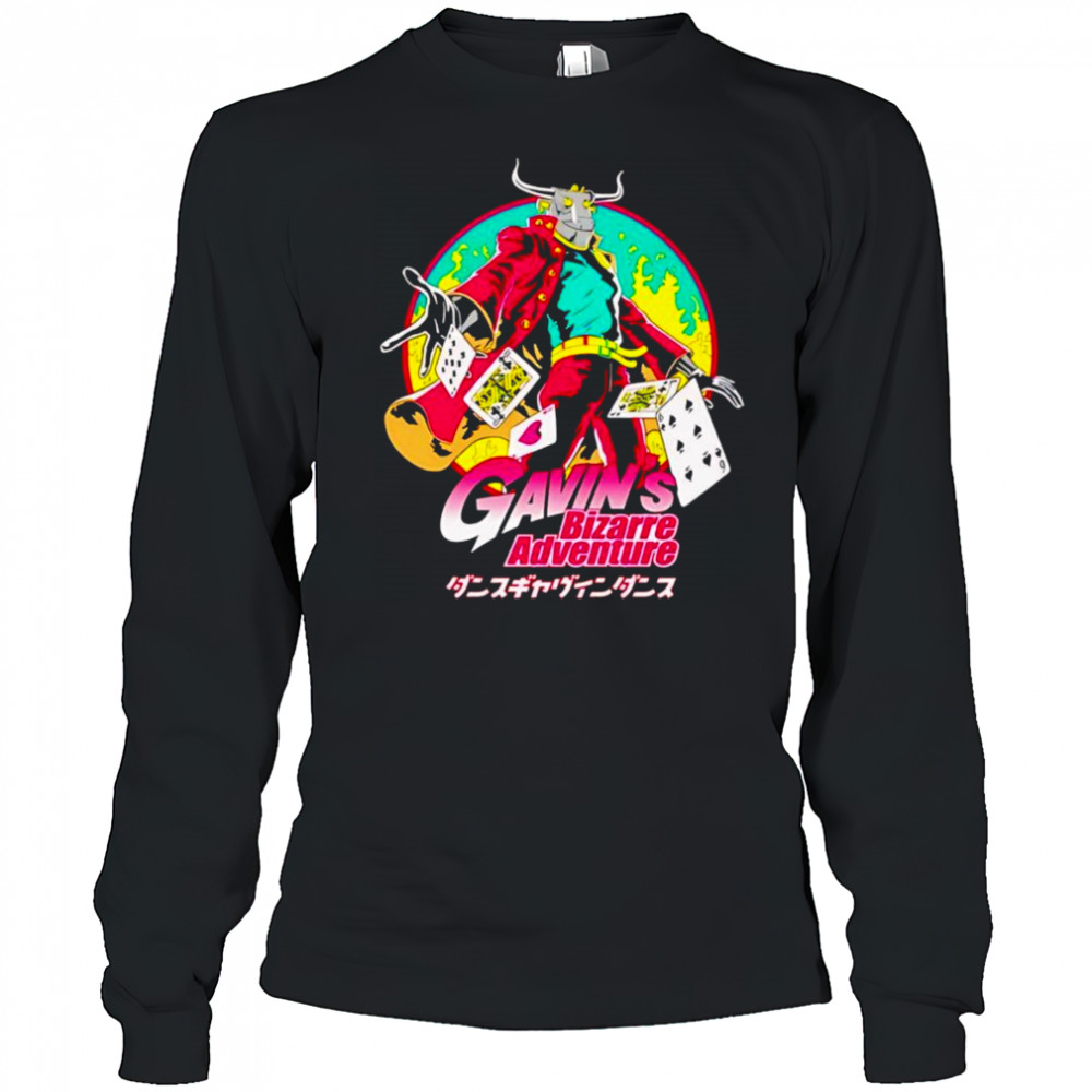 Dgd Anime Gavin Bizarre Adventure shirt Long Sleeved