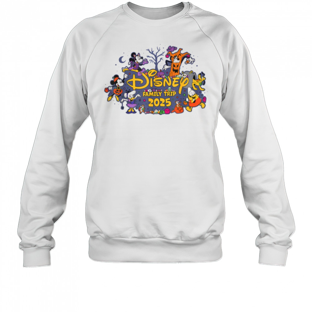 Disney Halloween Family Trip 2025 Mickey & Pals Matching T Shirt Sweatshirt