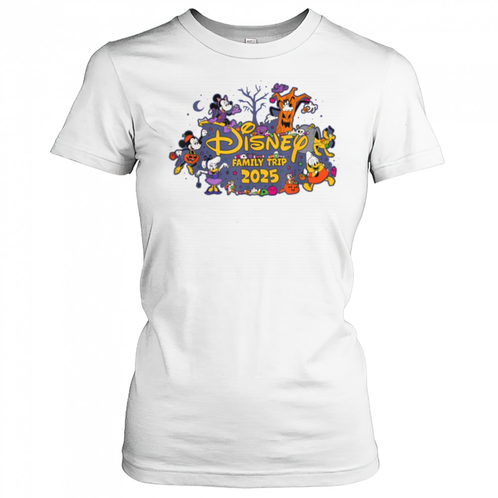 Disney Halloween Family Trip 2025 Mickey & Pals Matching T Shirt Women's T-shirt