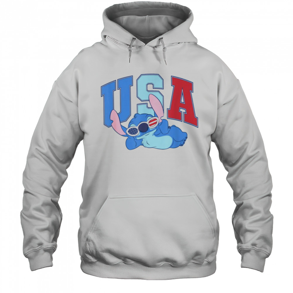 Disney Lilo & Stitch 4th Of July Sassy Americana Stitch T Shirt Hoodie