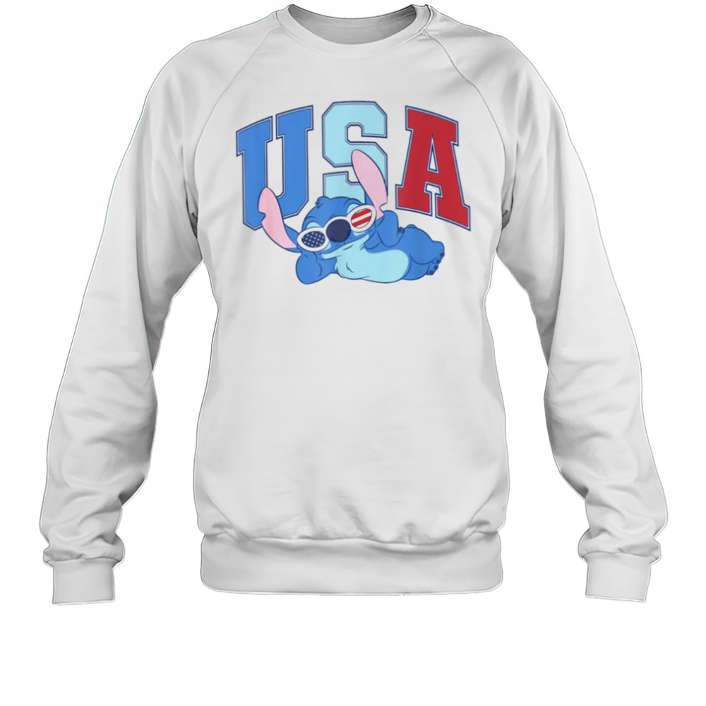 Disney Lilo & Stitch 4th Of July Sassy Americana Stitch T Shirt Sweatshirt