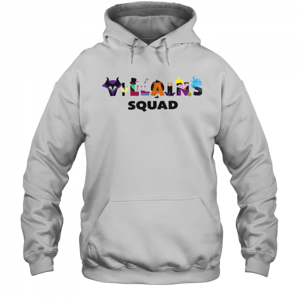 Disney Villains Squad Character Letters Trip Matching T Shirt Hoodie