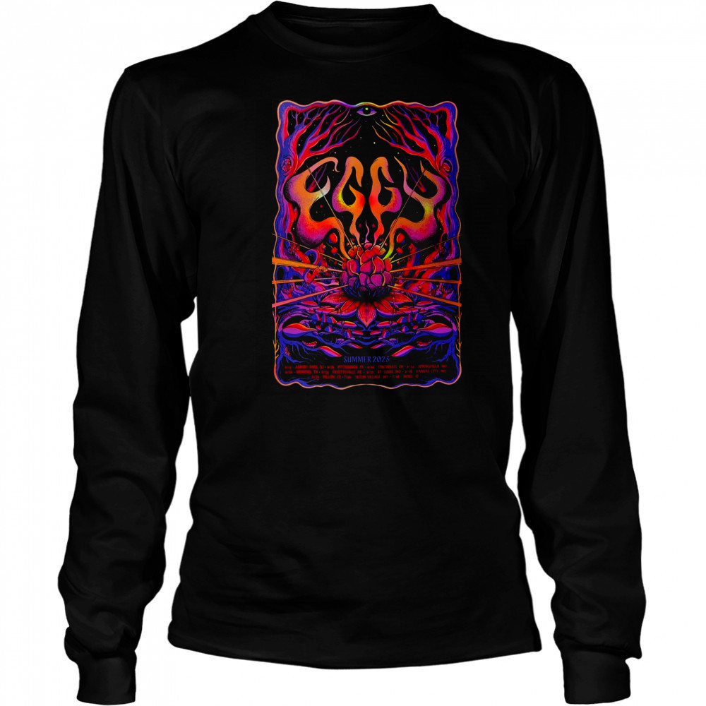 Eggy Summer Tour 2025 Poster T-Shirt Long Sleeved