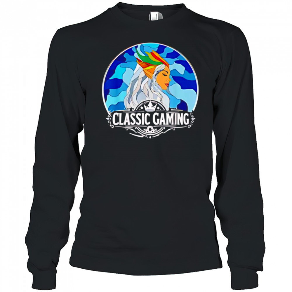 Elven Maid classic gaming shirt Long Sleeved