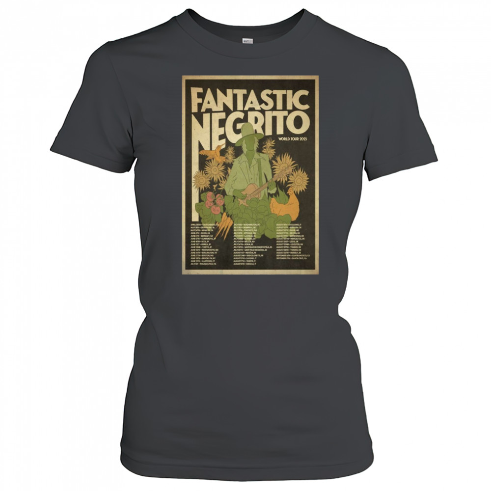 Fantastic Negrito World Tour 2025 Poster T-Shirt Women's T-shirt