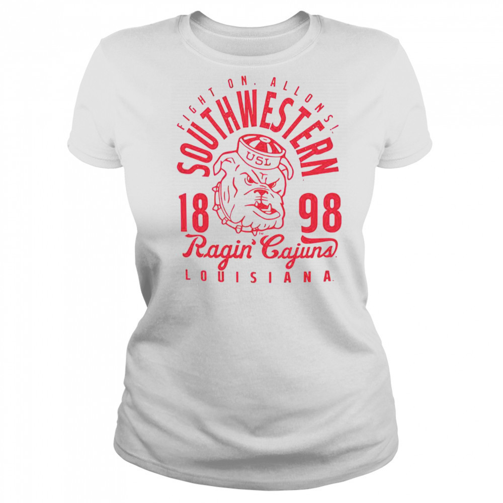 Fight On Allons Southwestern Louisiana Ragin’ Cajuns 1898 T-Shirt Women's T-shirt