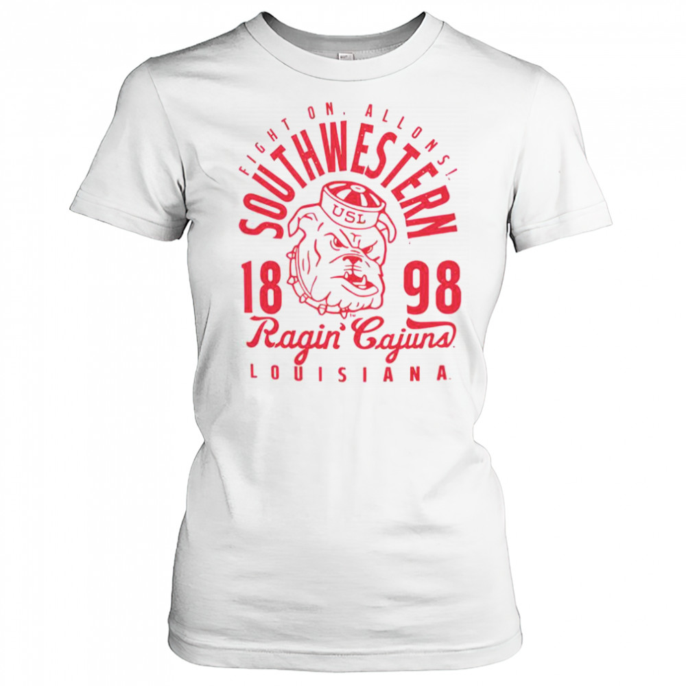 Fight On Allons Southwestern Louisiana Ragin’ Cajuns 1898 T-Shirt Women's T-shirt
