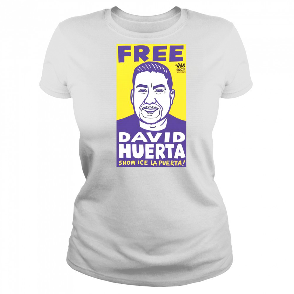 Free David Huerta Show ICE LA Puerta T-Shirt Women's T-shirt