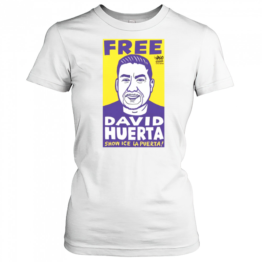 Free David Huerta Show ICE LA Puerta T-Shirt Women's T-shirt