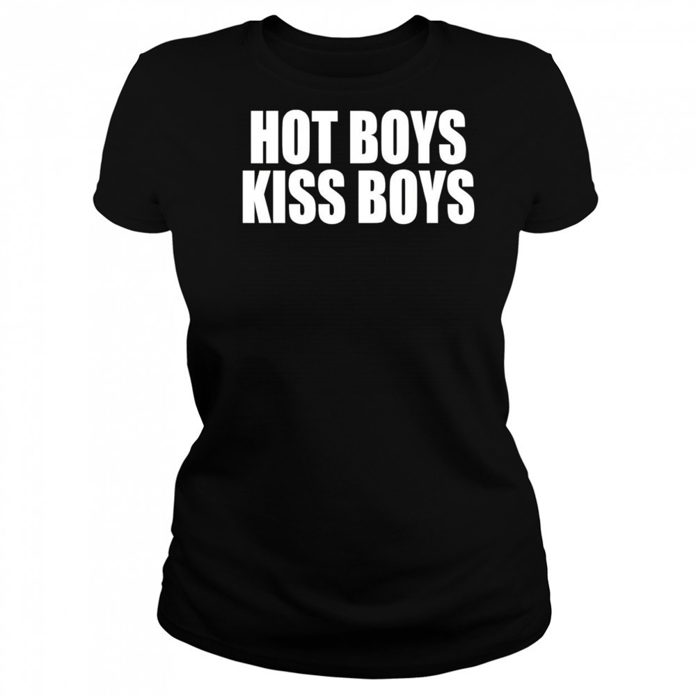 Hot boys kiss boys 2025 shirt Women's T-shirt