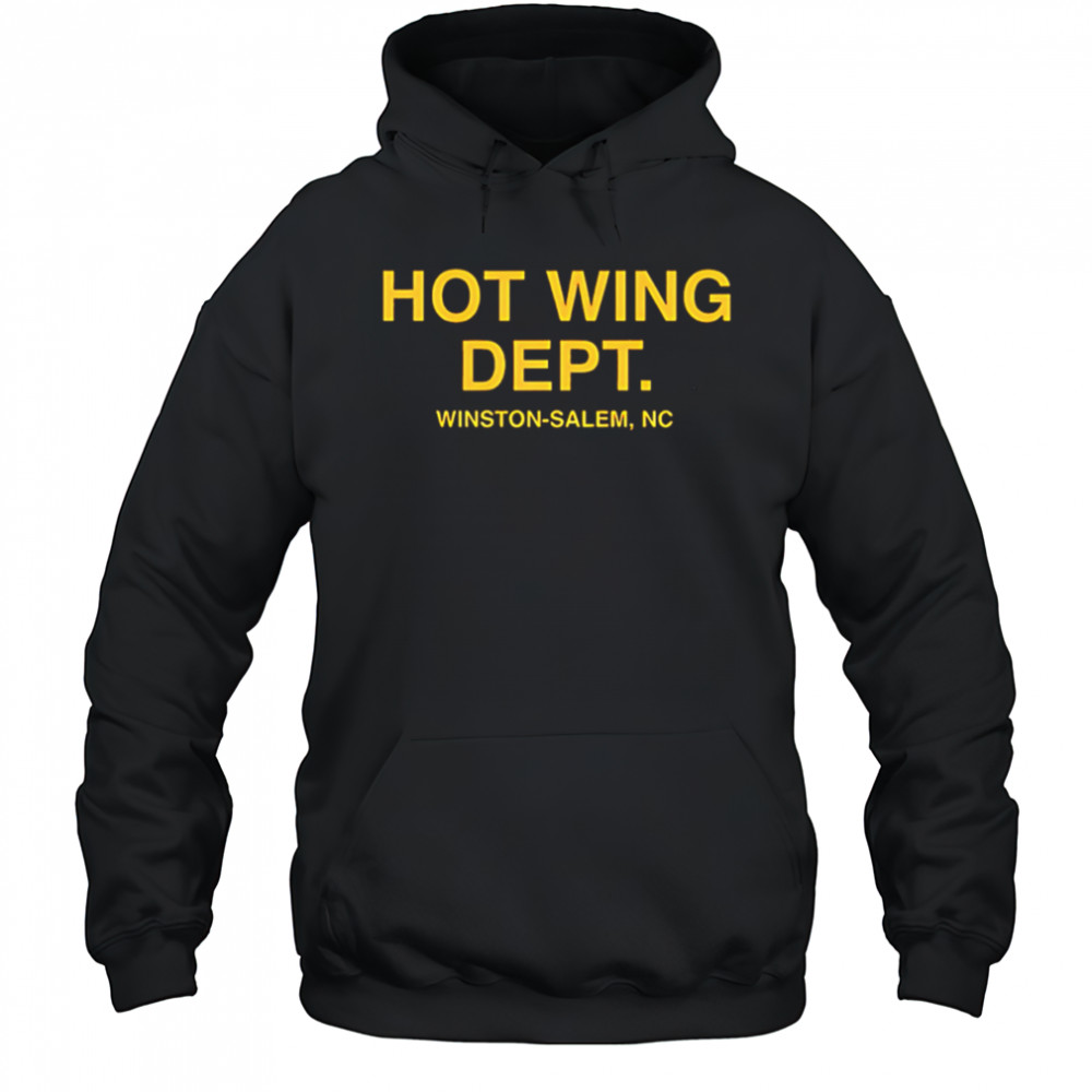 Hot Wing Dept shirt Hoodie