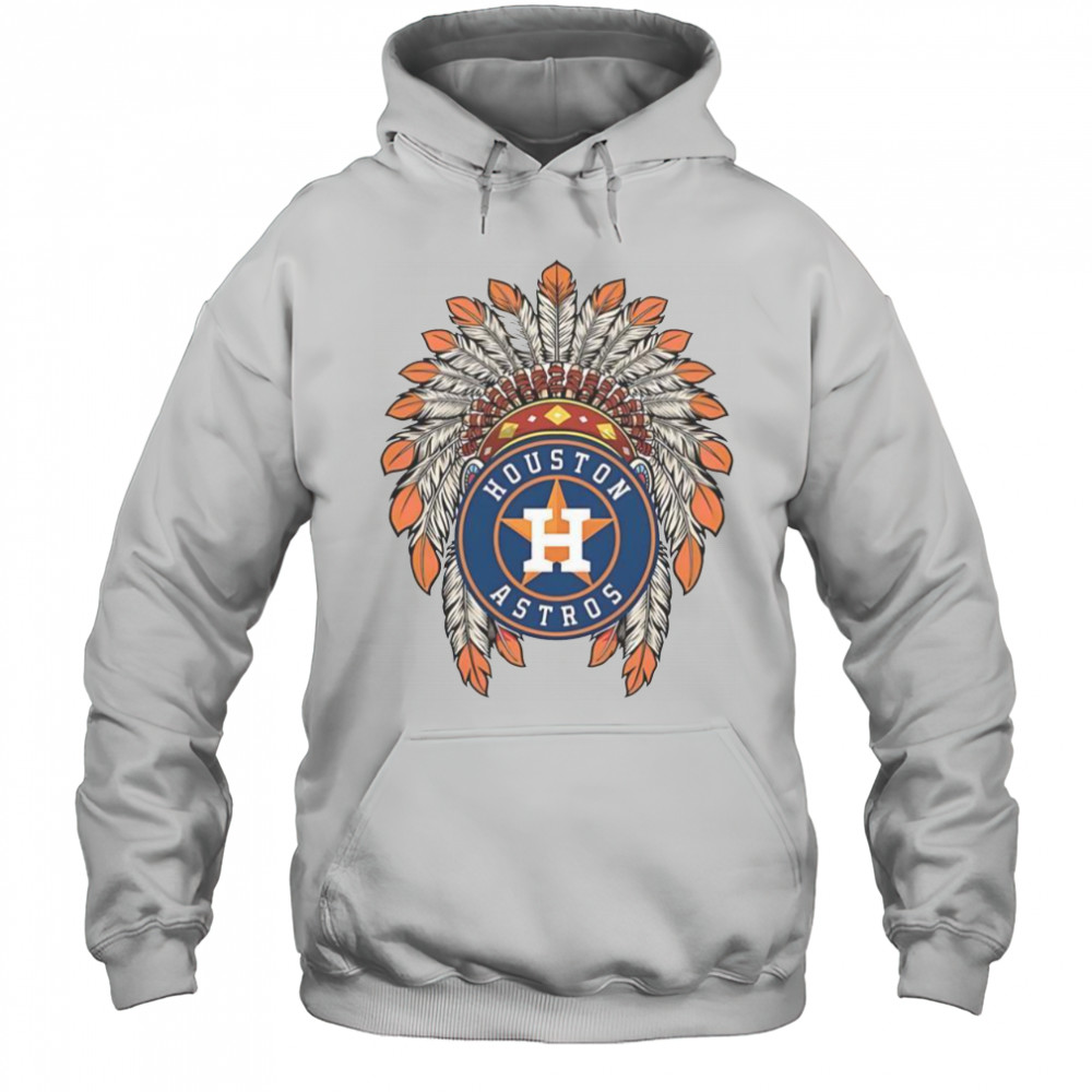 Houston Astros Native American Logo T-Shirt Hoodie