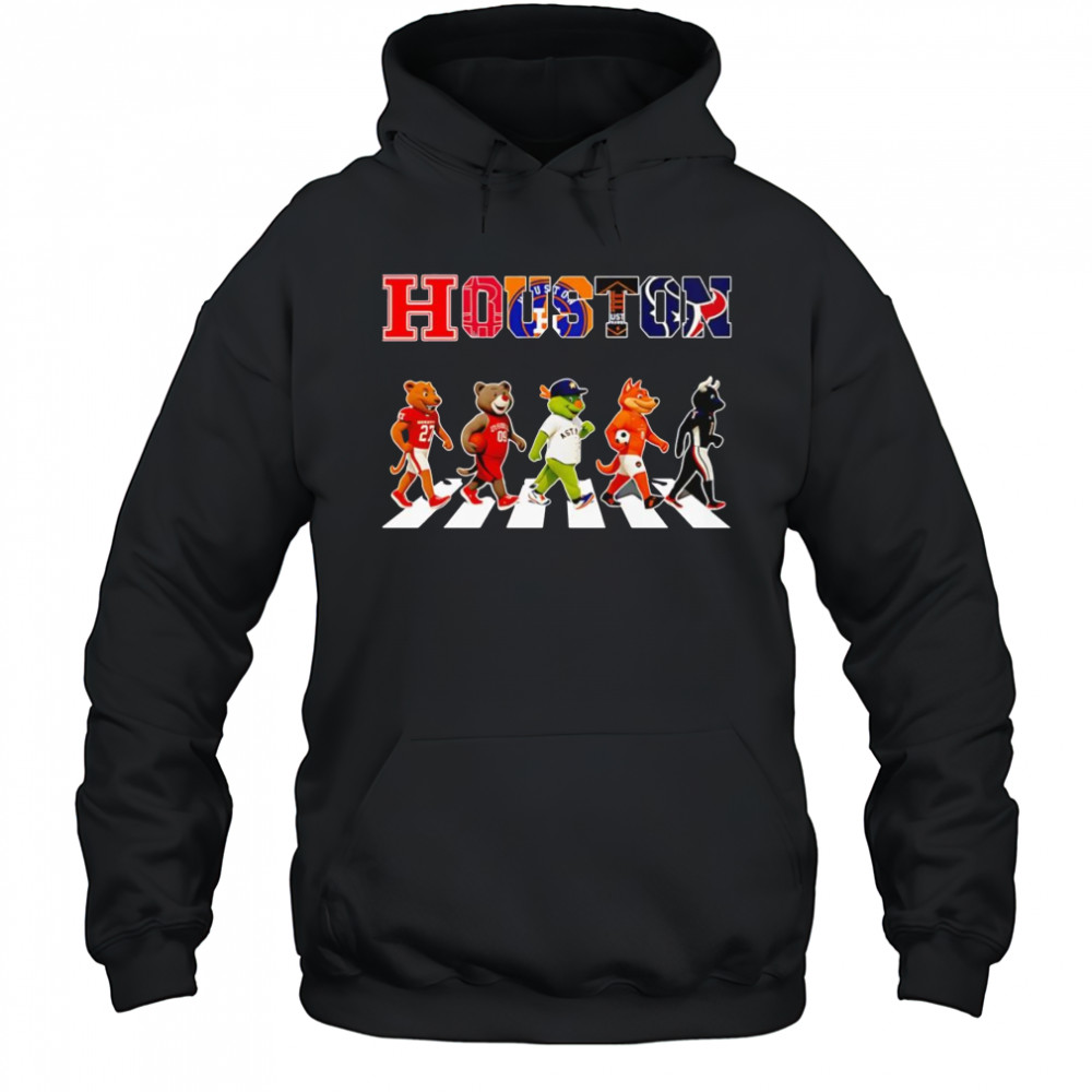 Houston sports chibi mascot cross road shirt Hoodie