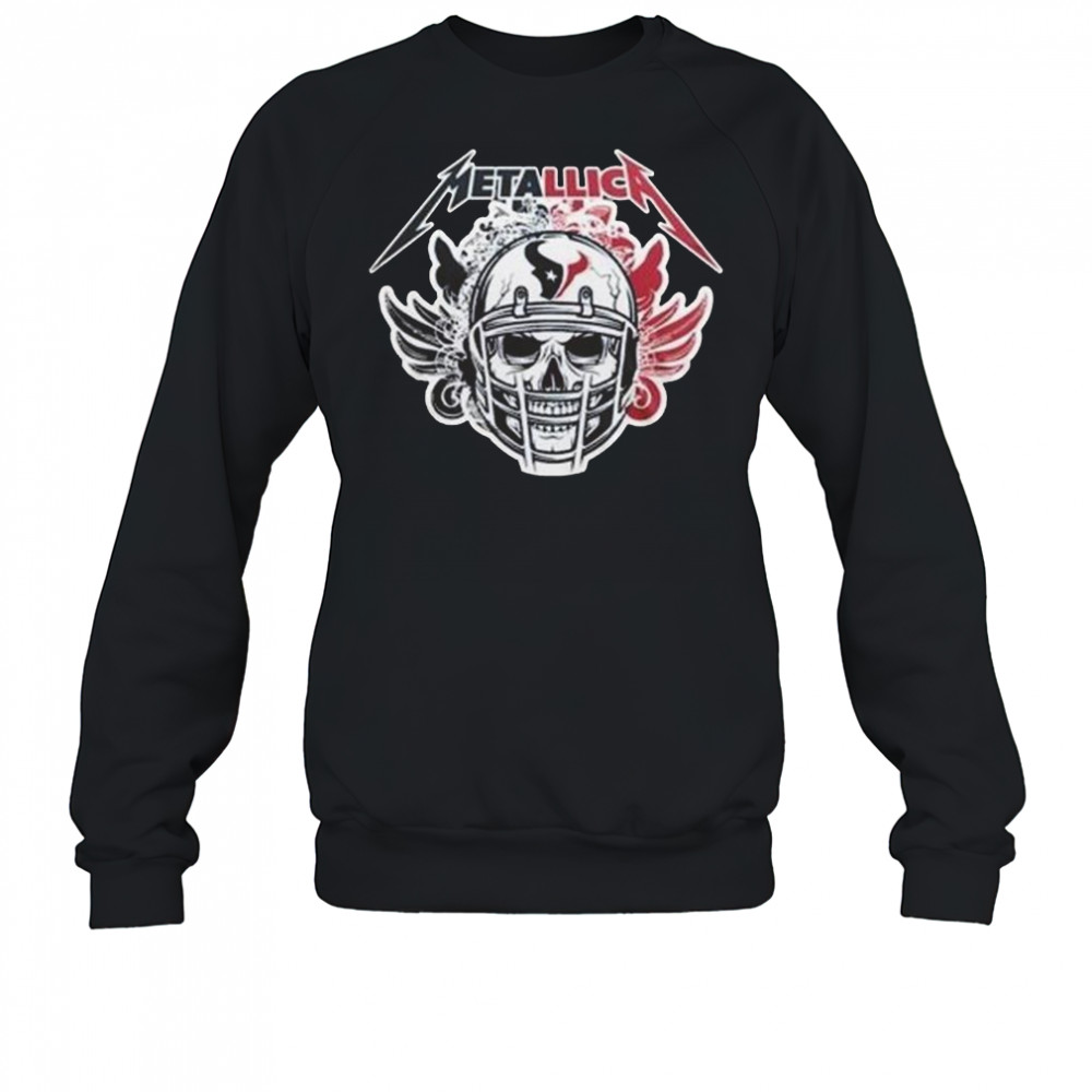 Houston Texans x Skull Metallica M72 Tour TAKEOVER Shirt Sweatshirt