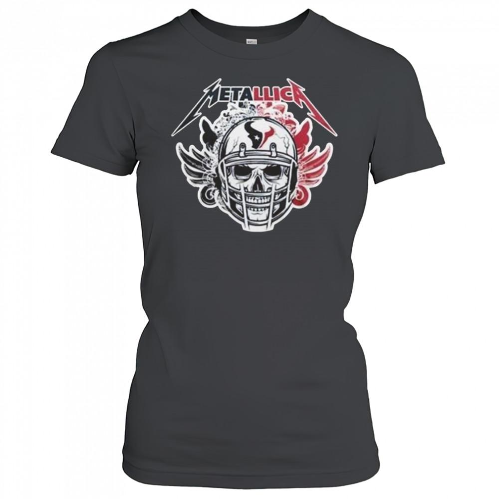 Houston Texans x Skull Metallica M72 Tour TAKEOVER Shirt Women's T-shirt
